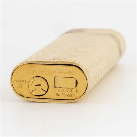 cartier gold lighter|cartier lighter 18k gold.